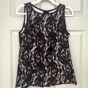 Banana Republic Buttoned Lace Tank Top | Size 4